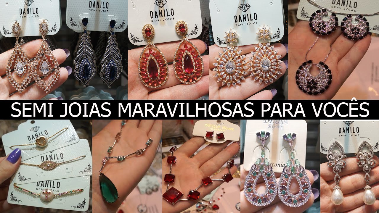 SEMI JOIAS MARAVILHAS E BARATAS - LOJA DANILO BIJOUTERIAS - 25 DE MARÇO