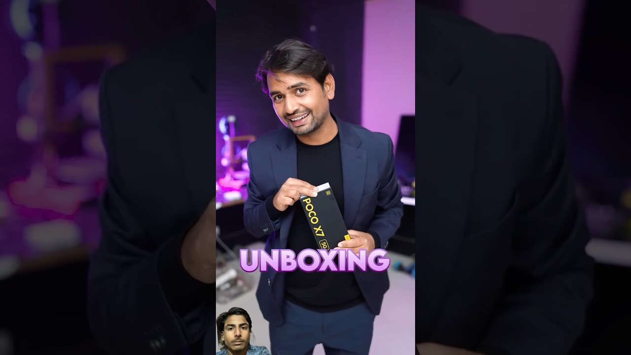 Poco x7 5g unboxing