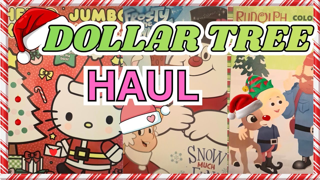 Покупки в Dollar Tree: раскраска Hello Kitty и ароматические свечи со вкусом конфет!