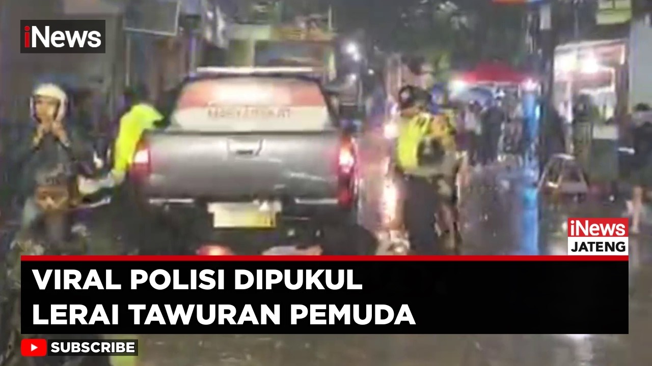Viral! Kapolsek Kaliwungu Dipukul Saat Lerai Tawuran | iNews Jateng