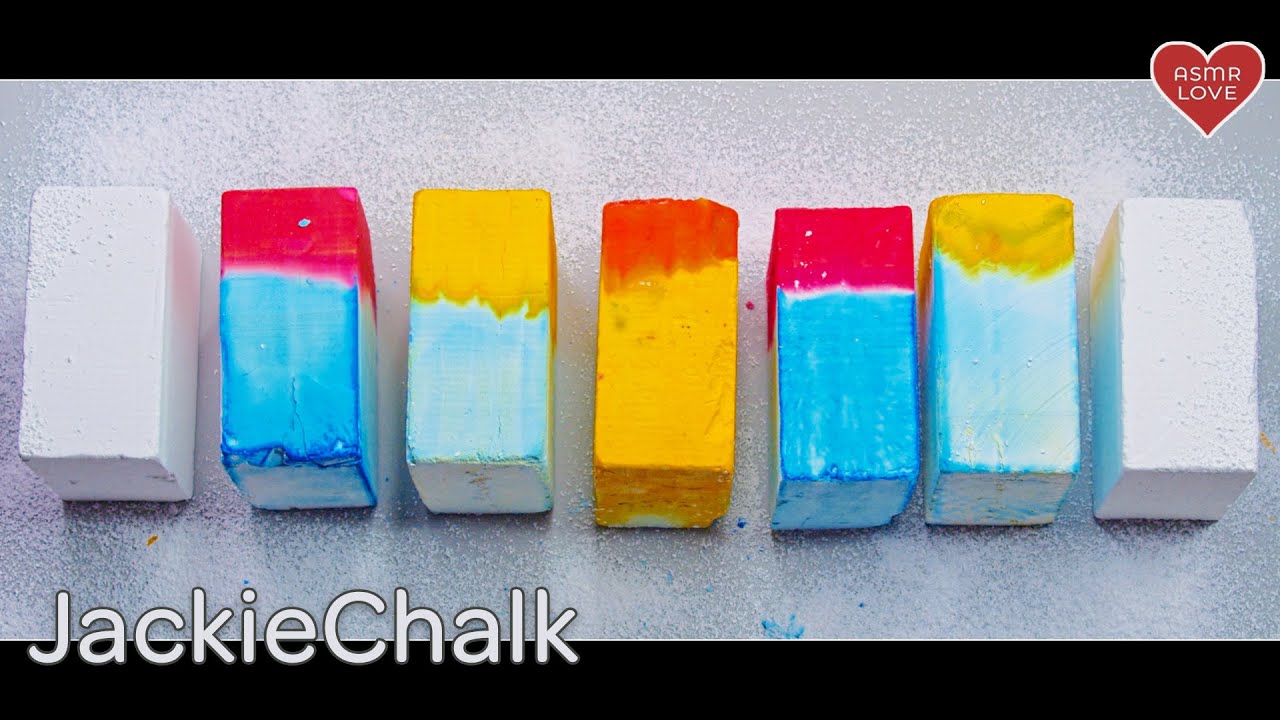 🎨 Vivid Satisfying Gym Chalk Crush | [JackieChalk ASMR S1E91]