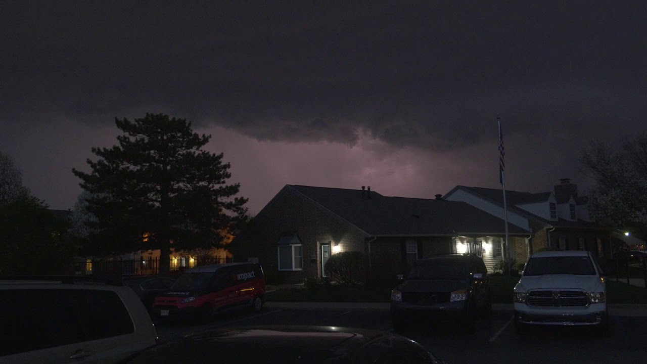 Severe Thunderstorm in Indianapolis 04-08-2020 (Part 1 of 3)
