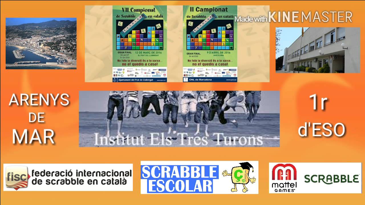 Arenys de Mar, IES Els Tres Turons, 1r d'ESO, 2016