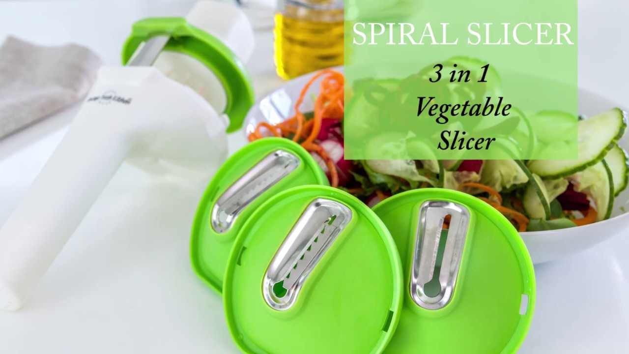 Spiral Slicer 3 in 1 Vegetable Slicer