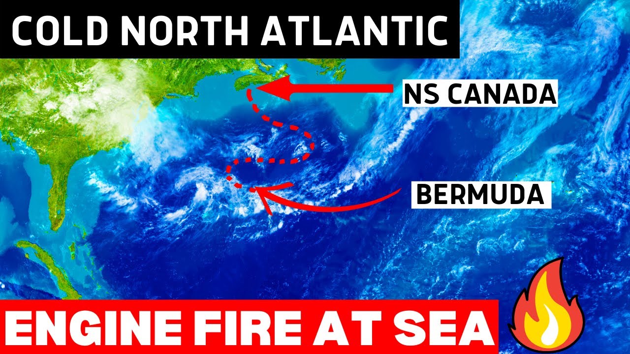OUR ENGINE CATCHES FIRE!  Sailing From Canada To Bermuda In Late October  Pt 1  Ep 93