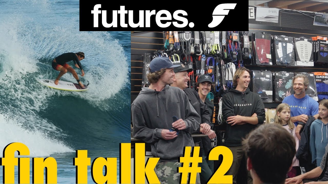 Futures Fins templates and constructions with professional surfer Ian Crane and founder Vince Longo!