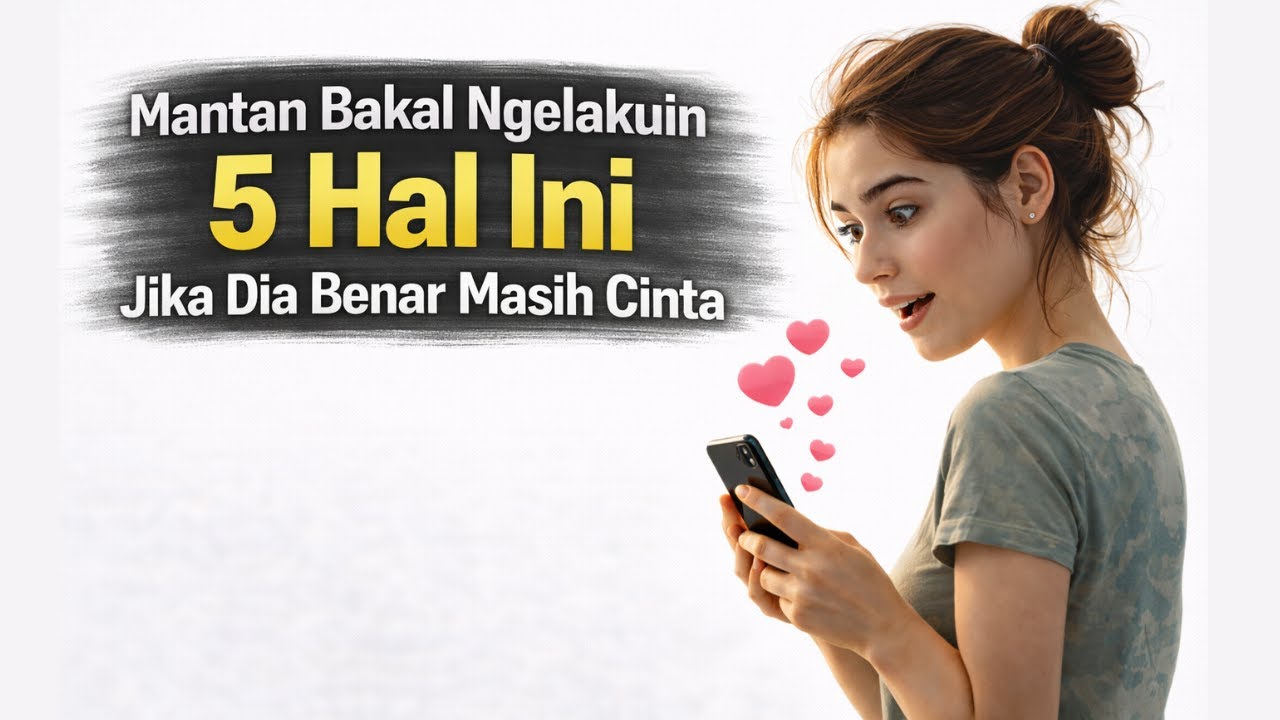 5 Hal ini yang Dilakukan Mantan Tanda Masih Cinta dan Diam-Diam Mau Balikan.