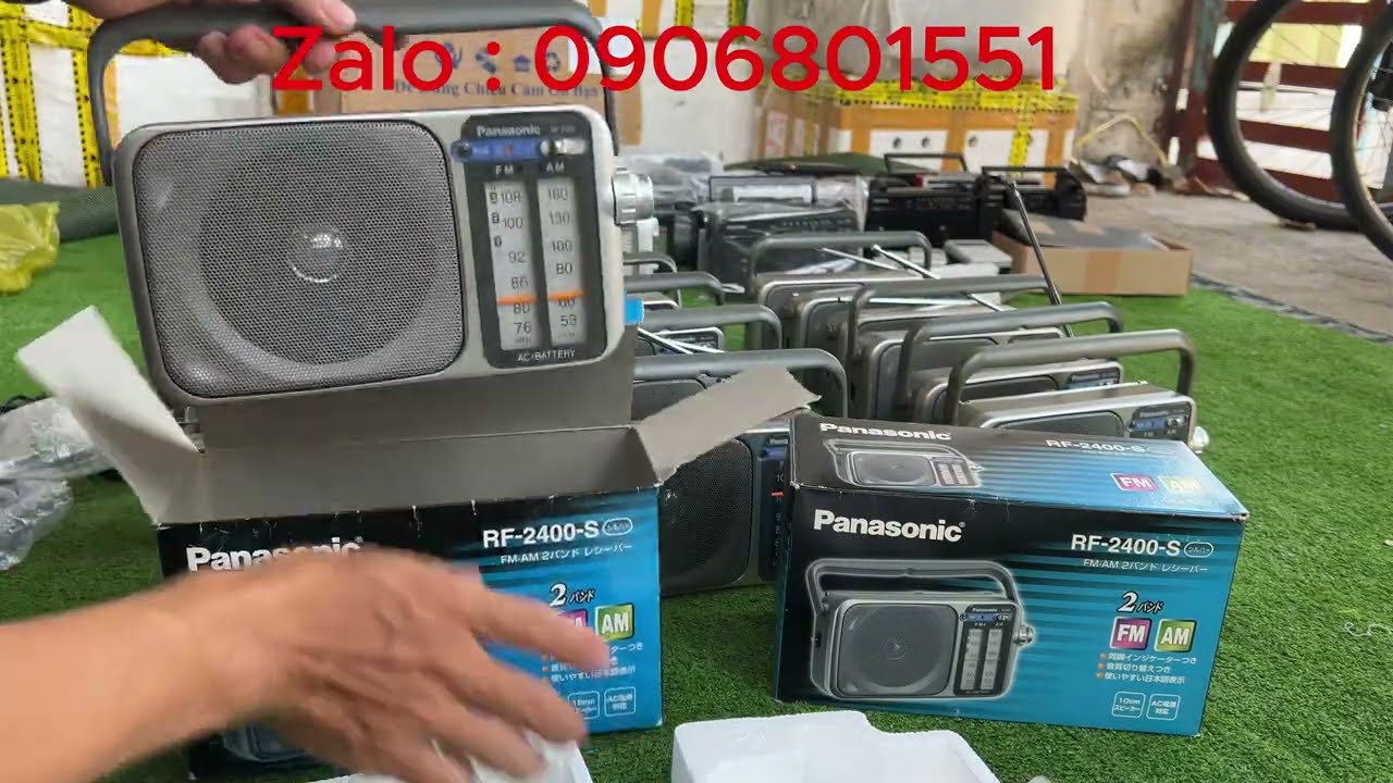 Đài Panasonic RF-2450, RF-2400, RF-2400A hàng mới và hàng lướt _LH💕090💕680💕1551.