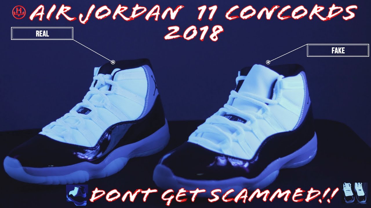 Real VS Fake Air Jordan 11 XI Concord 2018  | Legit Review, On Foot and Tips | Don’t Get Scammed
