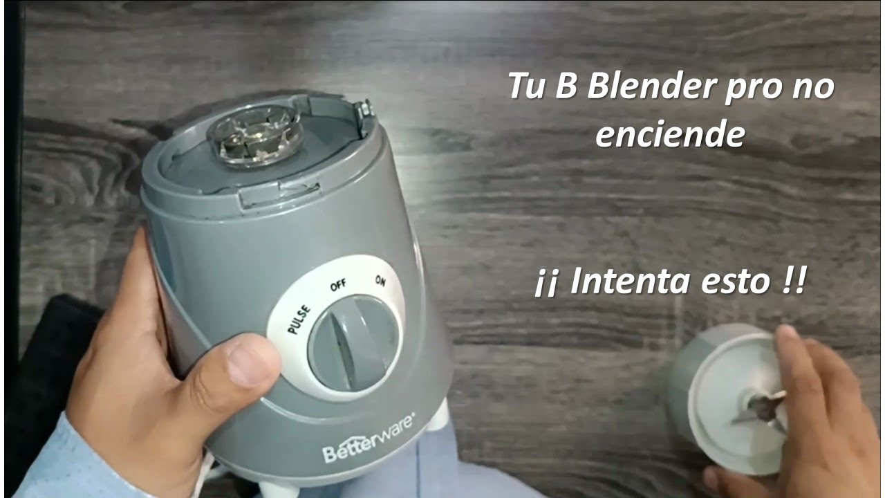 B Blender no enciende. Te muestro  como arreglarla.