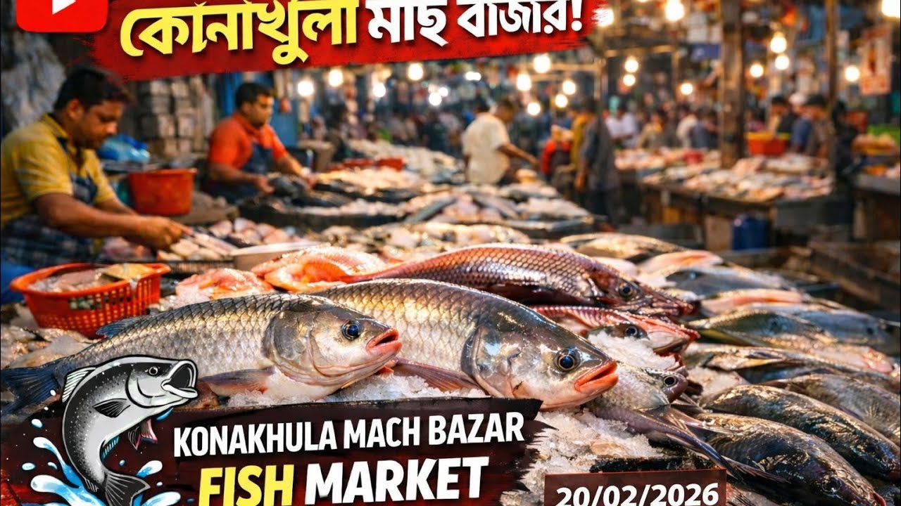 কোনাখোলা মাছ বাজার  ট্যুর ।। Konakhula Mas Bazar Tour