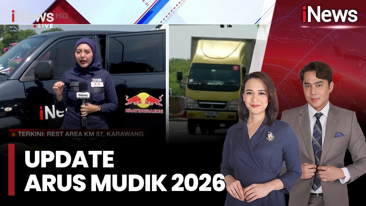 Update Arus Mudik 2026, Lalu Lintas di GT Cikatama dan KM 57 Ramai Lancar | iNews Today (17/3)