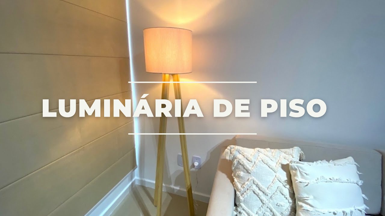DIY - fizemos uma luminária de chão | Érica Novaes