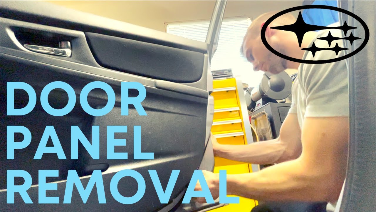 Subaru Impreza door panel removal