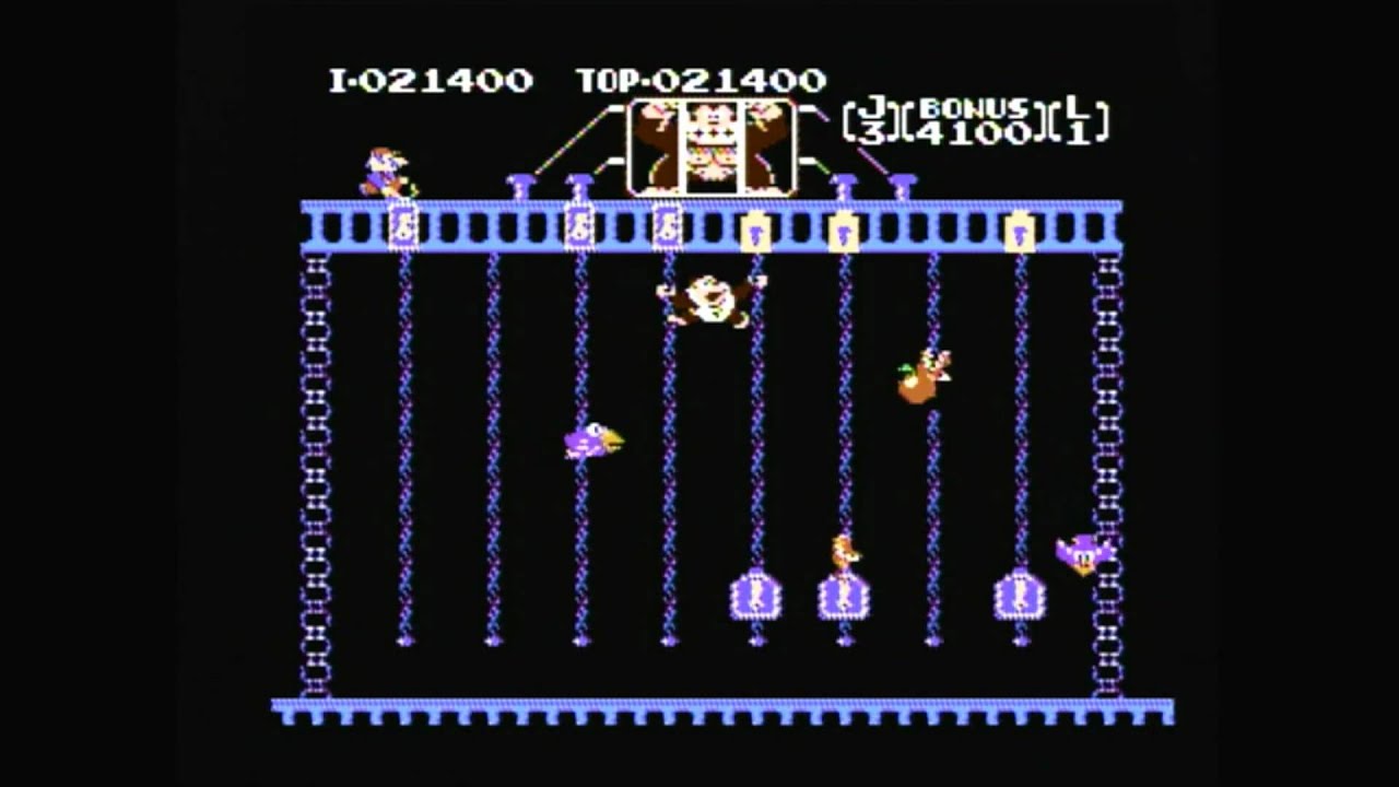 CGR Undertow - DONKEY KONG JR. for NES Video Game Review