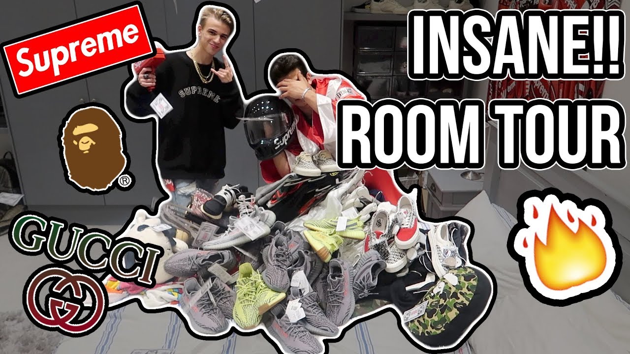 THE UK'S BIGGEST HYPEBEAST ROOM TOUR COLLECTION!! (INSANE)
