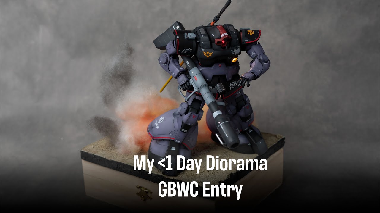 The diorama I finished in 1 day for my local GBWC