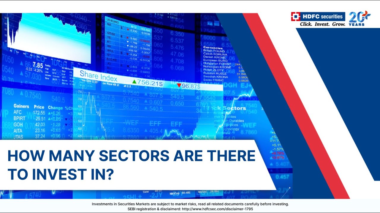 Different Sectors In Indian Stock Market To Invest In | NSE and BSE | HDFC Securities