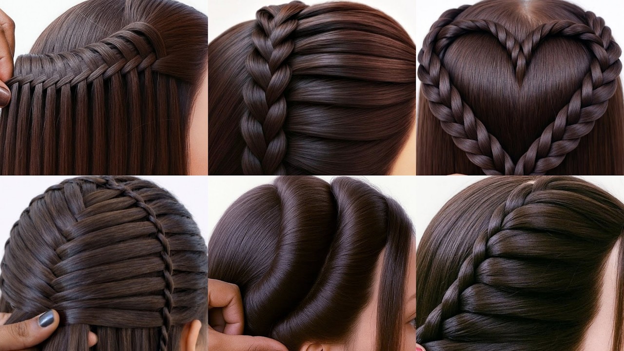 Easy different type of hairstyles - Simple Hairstyles | stylish hairstyles | hairstyles for girls