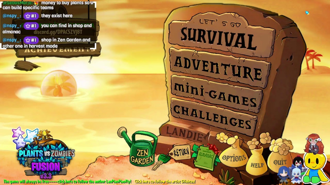 Extra Adventure - Plants vz Zombies Fusion Stream