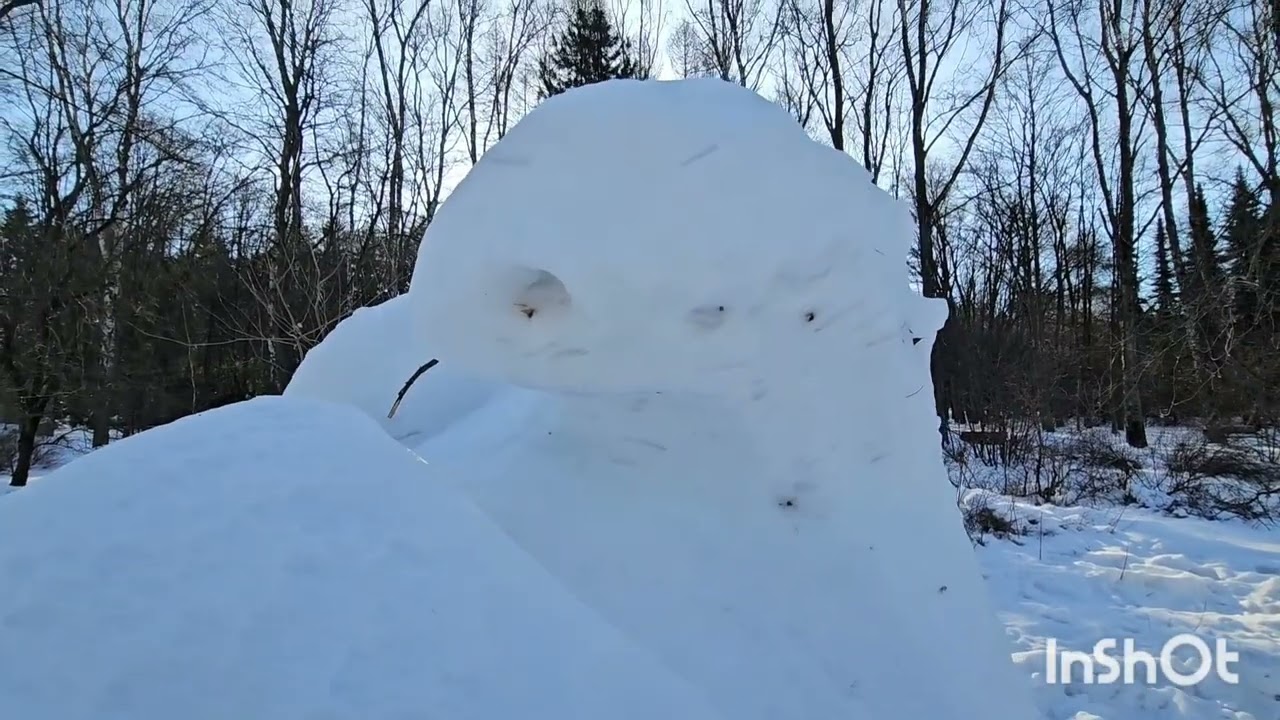 Снежные скульптуры.Минск.