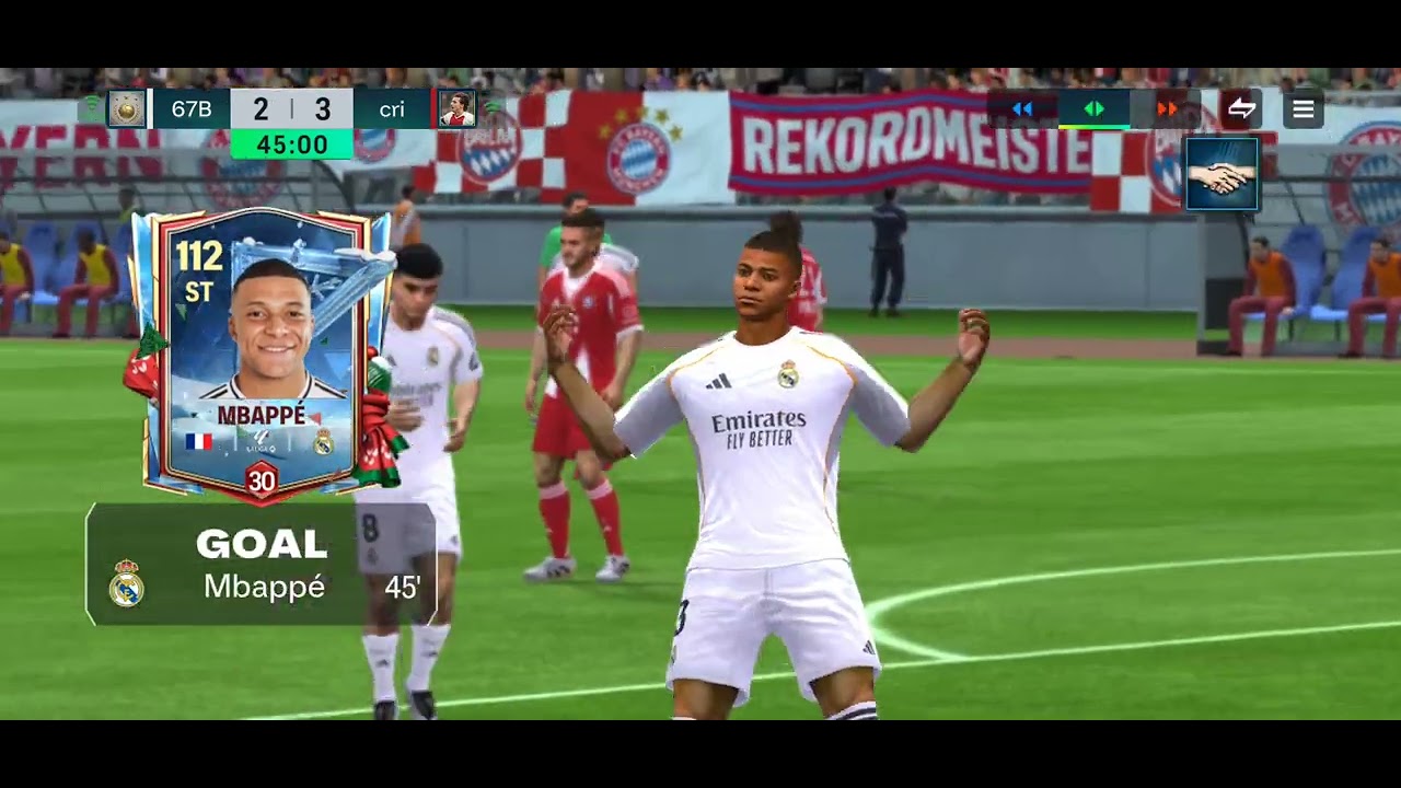 Mbappe played like crazy that match