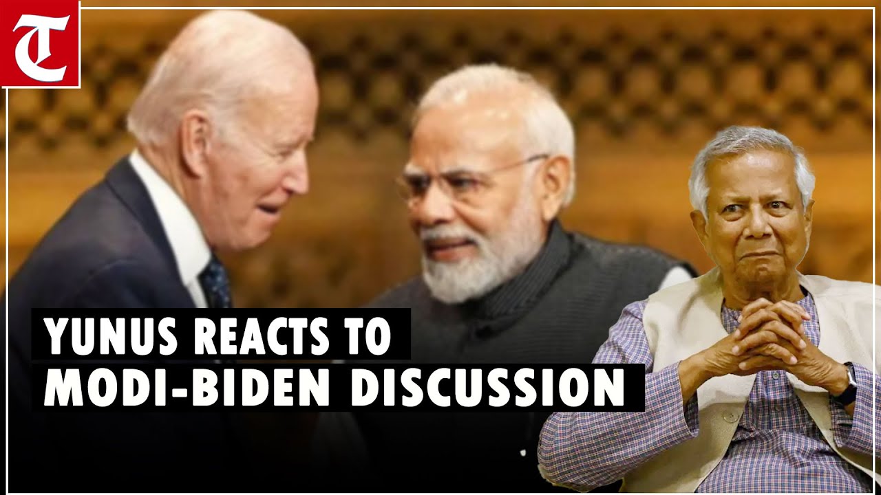 Yunus reacts after PM Modi-Biden discuss Hindus’ safety in Bangladesh