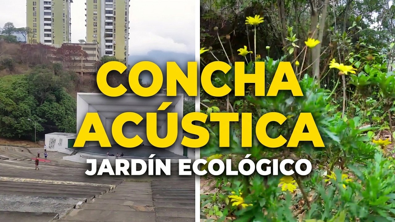 #CARACAS CONCHA ACUSTICA EN COLINAS DE Bello Monte MUSICA Y TEATRO #JARDÍN ECOLÓGICO #VENEZUELA 2018