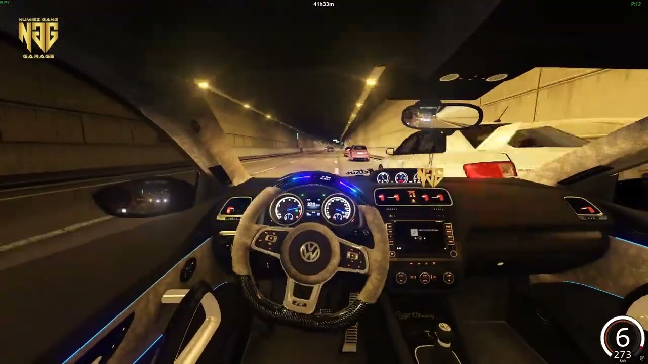 Volkswagen Scirocco İle Otobanda Gazlama