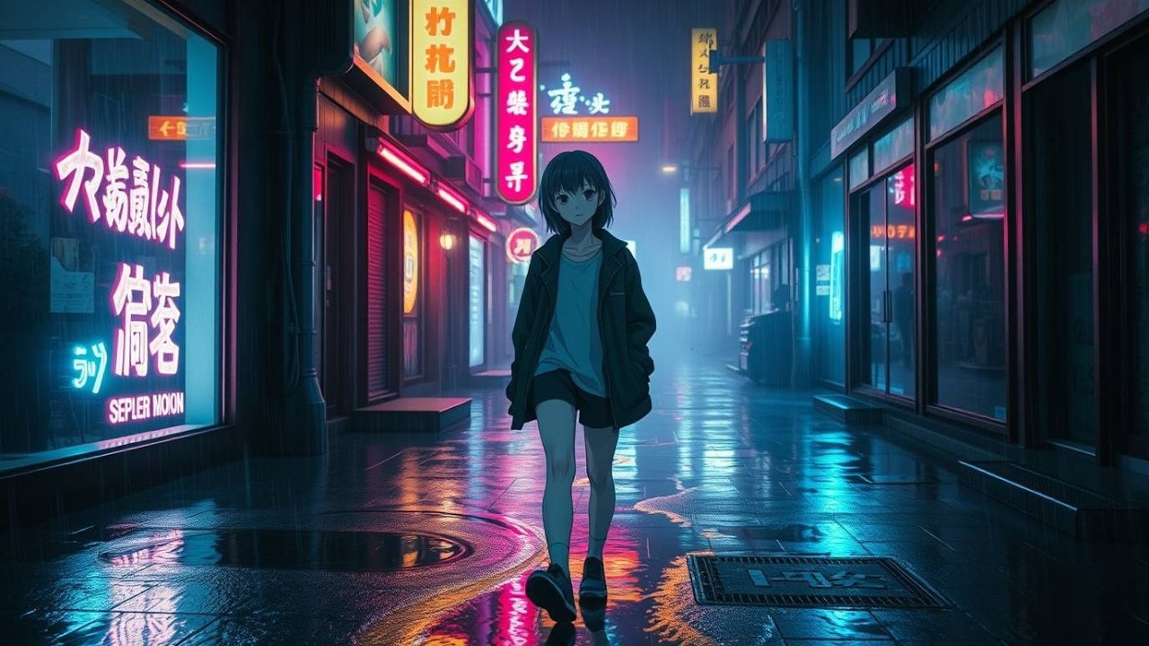 Vibrant Synthwave Night Drive: Neon Dreams | SynthNoir