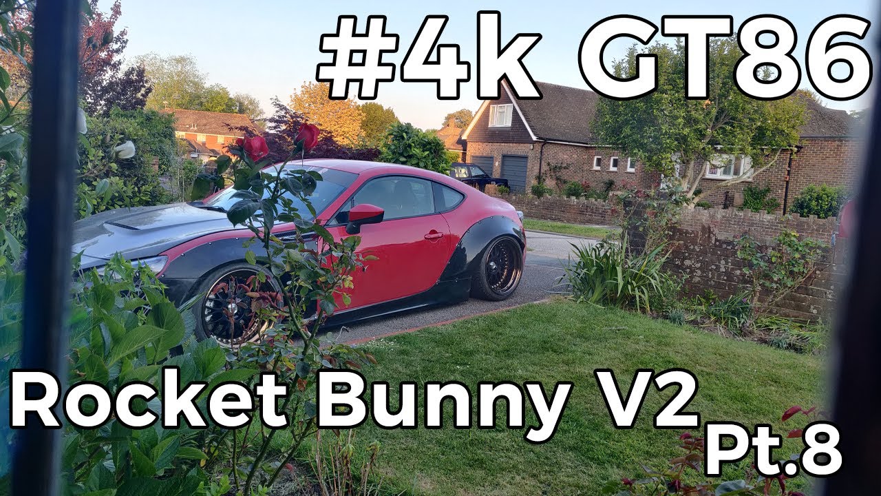 4k GT86 Rocket bunny Install Part 8 - Welding & Wing Fitting