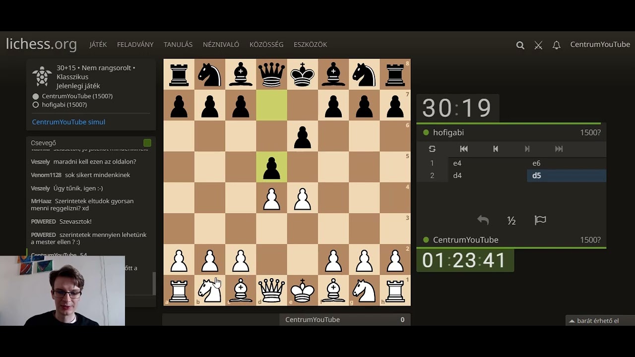 LICHESS SZIMULTÁN GAMPLAY, játék a feliratkozók ellen