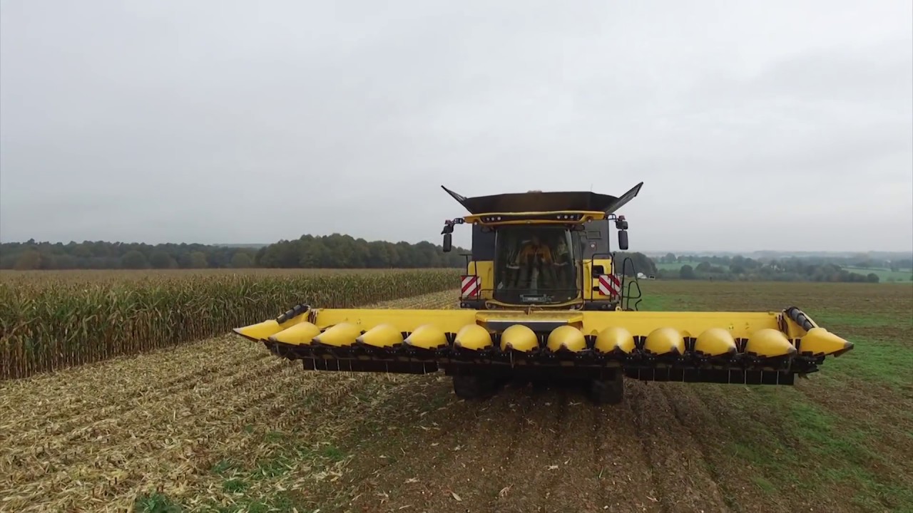 EURL BOSCHET - 2X BIG NEW HOLLAND CR 10.90 Smartrax CORN Harvest / 20 ROWS with DRONE DJI 3 pro