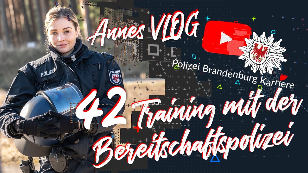 Annes VLOG -  42 Training mit der Bereitschaftspolizei // POLIZEIKARRIERE