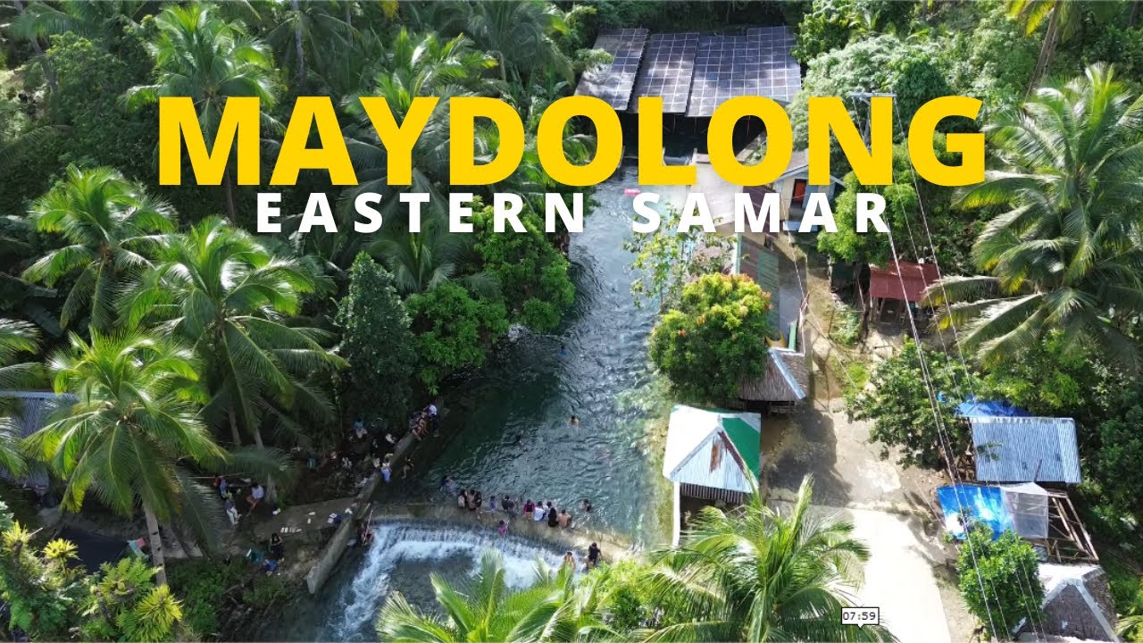 BALALONG & BINUBUWAKAN Cold Spring ng MAYDOLONG EASTERN SAMAR | Drive Tour | Aerial View
