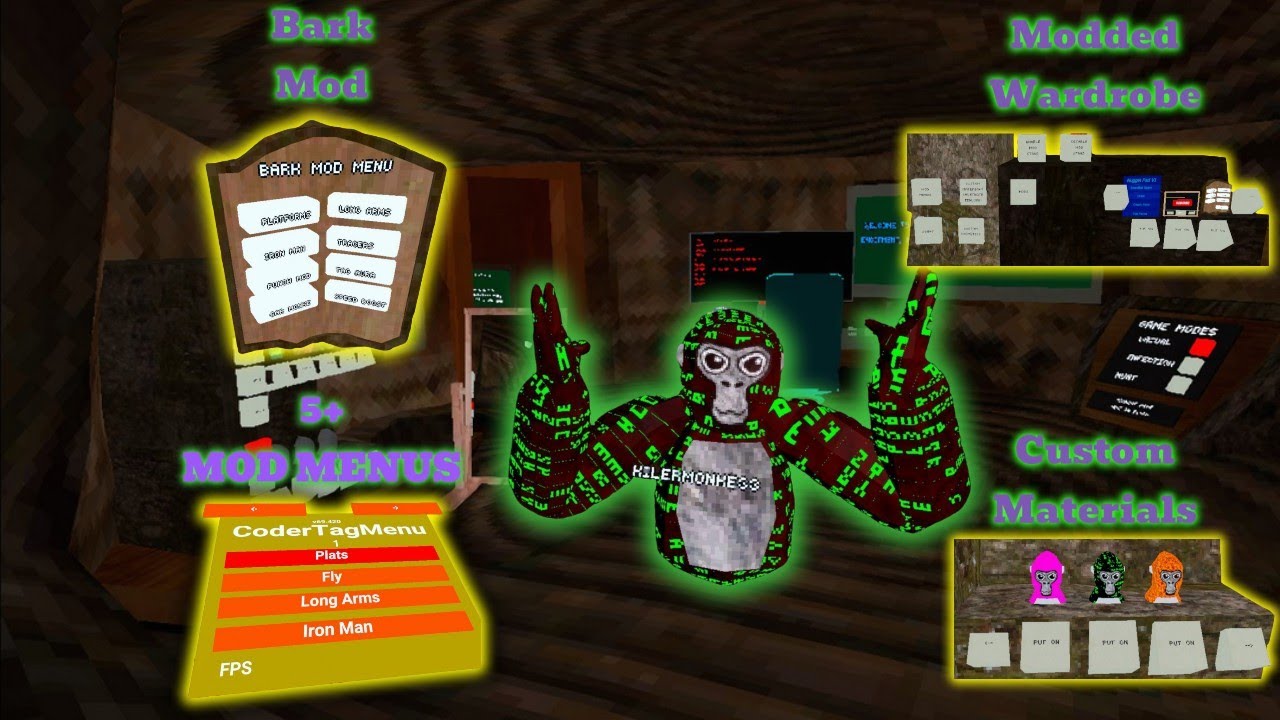 BEST GORILLA TAG COPIES WITH MODS!!! (BARK MOD)