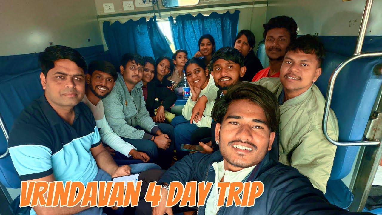 VRINDAVAN 4 DAY TRIP | Daya jadhav vlogs #trending #vairalvideo #vlog 