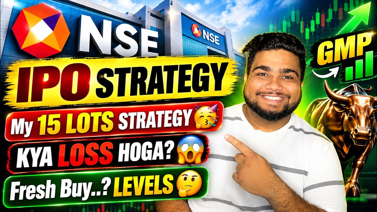 LISTING STRATEGY?🤔| GMP🔥| Long Term? | nse ipo listing strategy