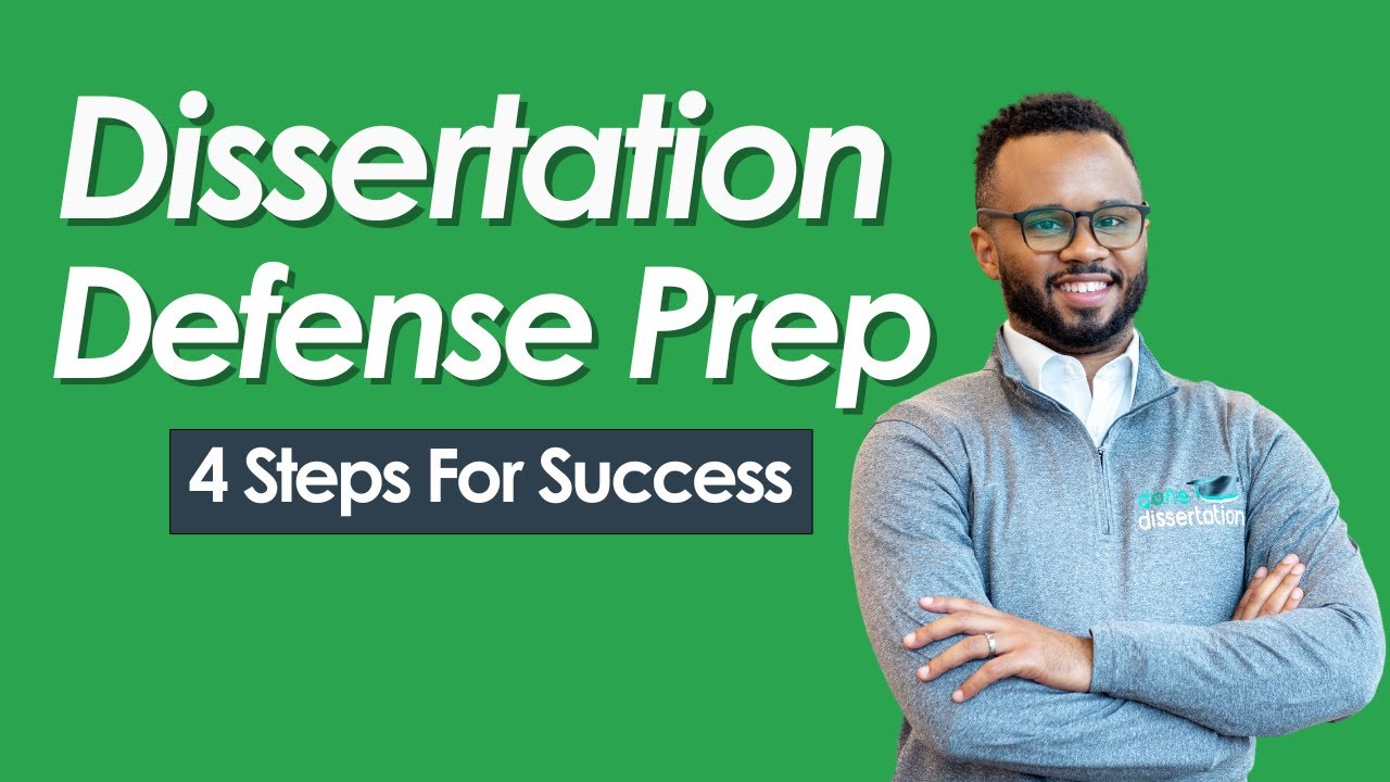 How to Prepare for Your Dissertation Defense