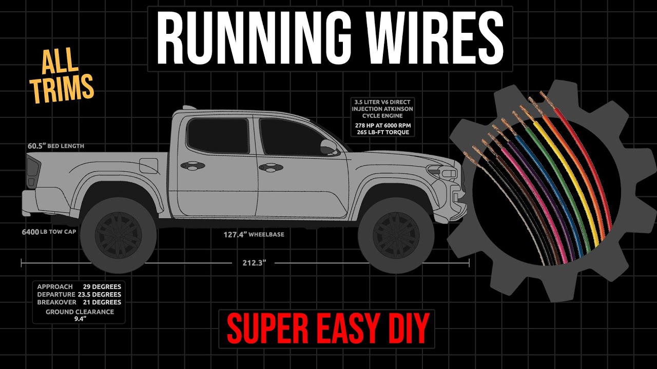 Run Wires from Cab to Engine Bay on Your Tacoma