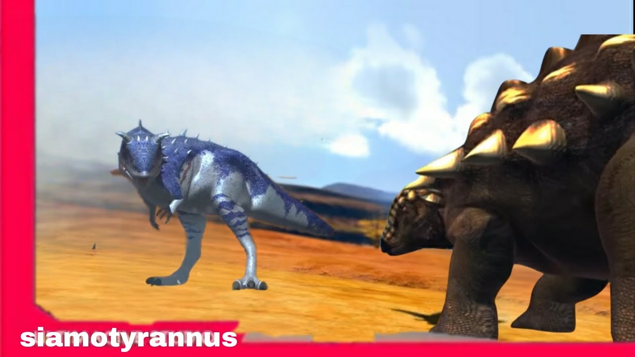 Siamotyrannus Dinosaur battle s1 ep12: Carnotaurus vs Hylaeosaurus