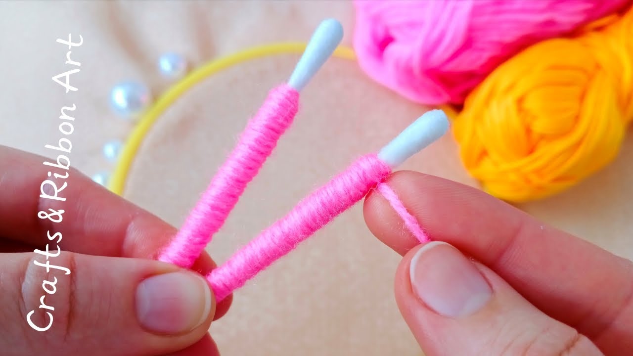 It's so Beautiful Idea 💖🌟 Superb Flower Making with Yarn - You will Love It - DIY Amazing Flowers