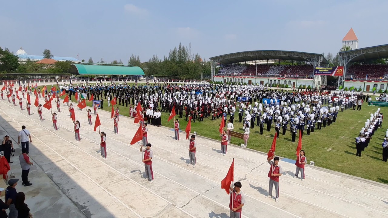 การปิดพิธีแข่งขันวงโยธวาทิตโรงเรียนในเครือสารสาสน์