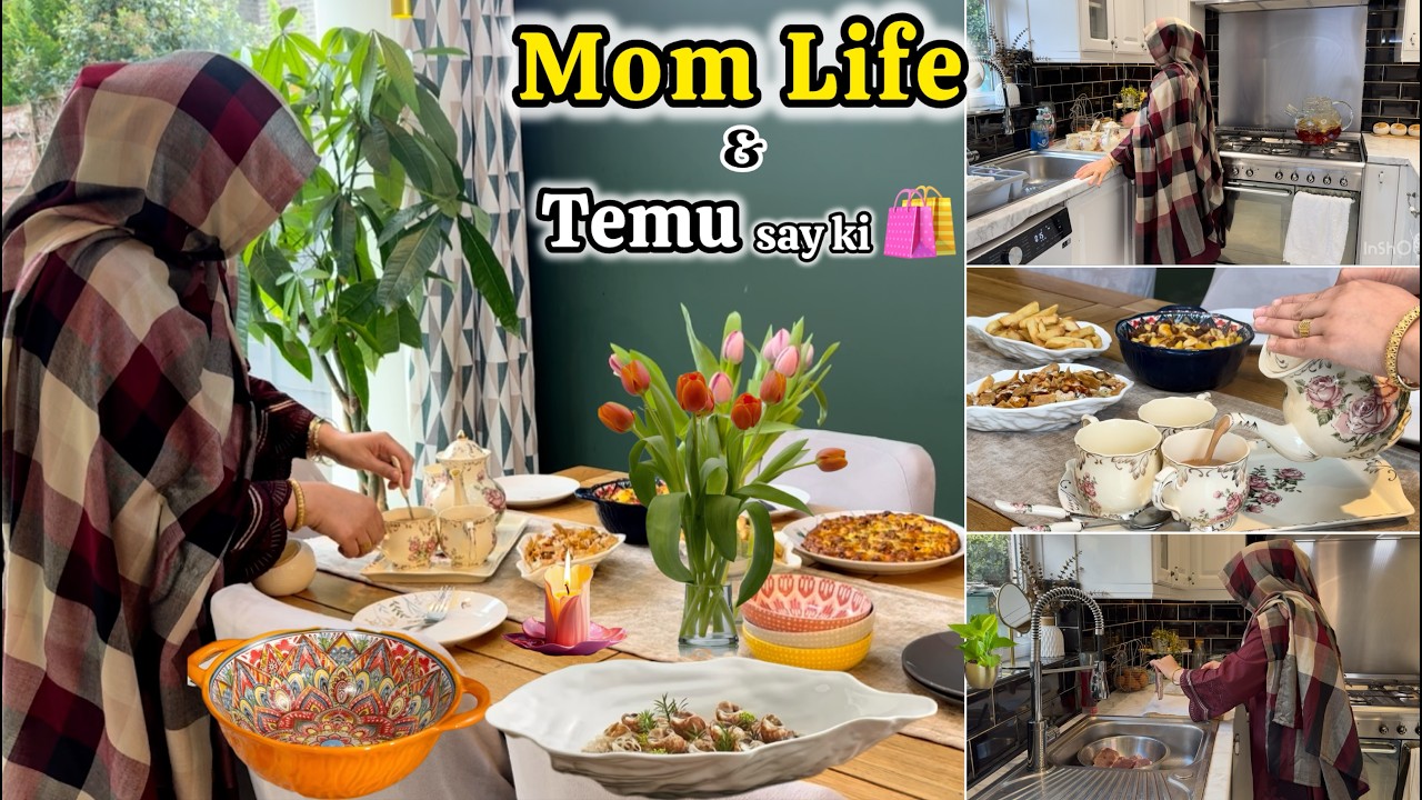 Daily Routine of Pakistani mom in Uk + INSANE Temu haul that shocked me🤯