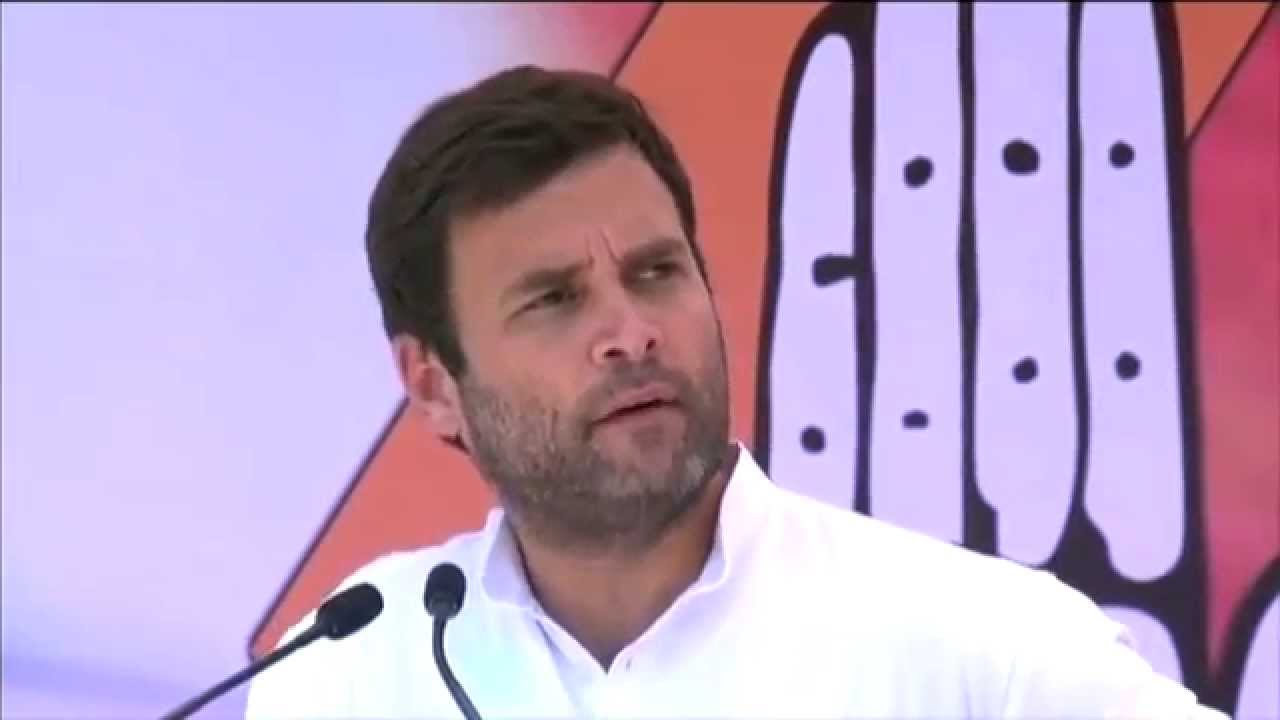 Rahul Gandhi Addresses Public Rally at Bathinda, Punjab on April 28, 2014