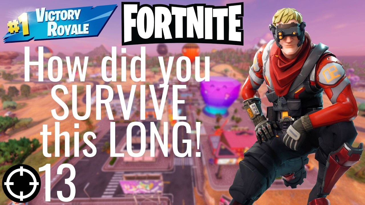 Playing Fortnite Solo How did you SURVIVE this LONG!