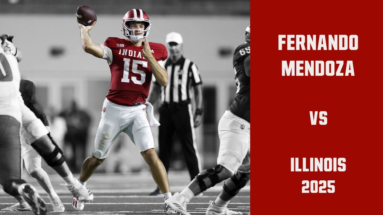 Fernando Mendoza vs Illinois 2025