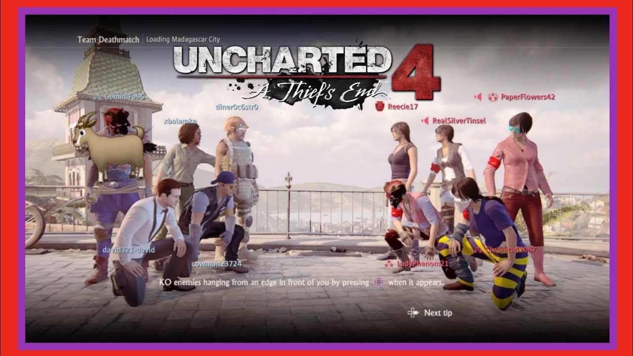Party Of  5 Trash Talking Girls Get Smacked | Uncharted 4 Multiplayer