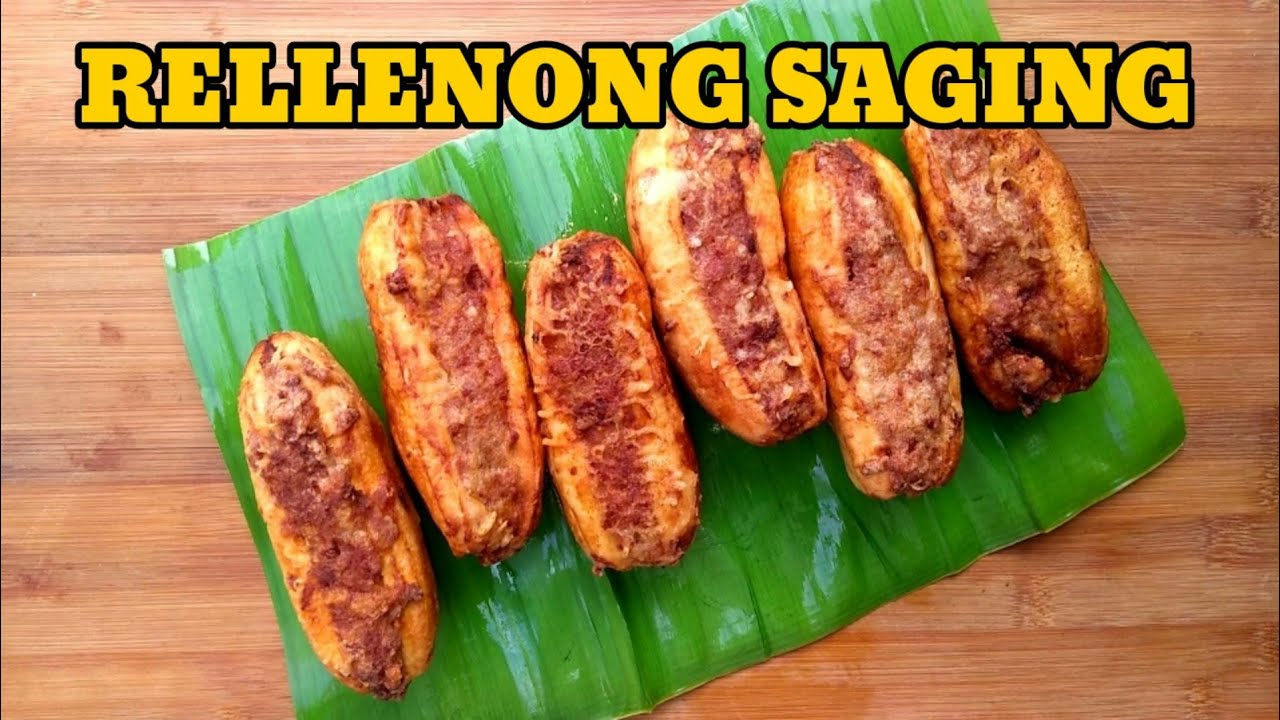 Rellenong Saging | Stuffed Bananas | So delicious