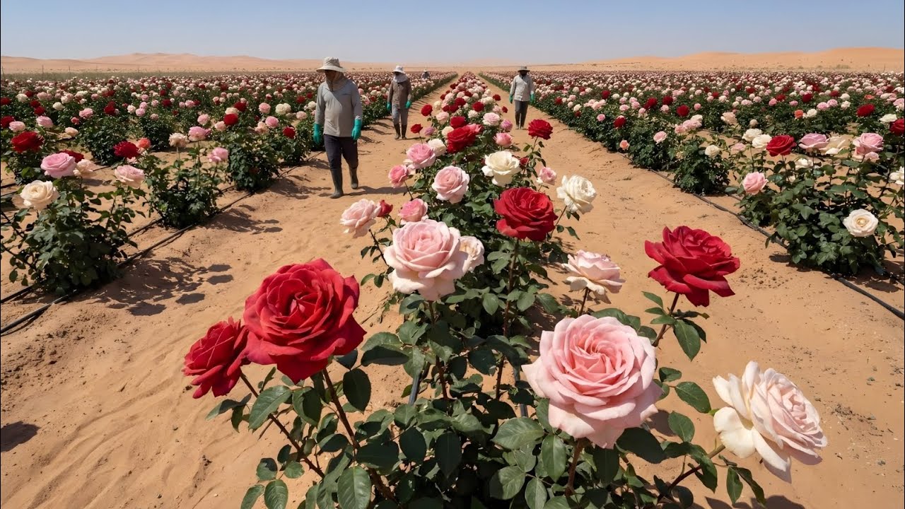 I Couldn't Believe They Were Growing Roses in the Desert Until I Saw This Video